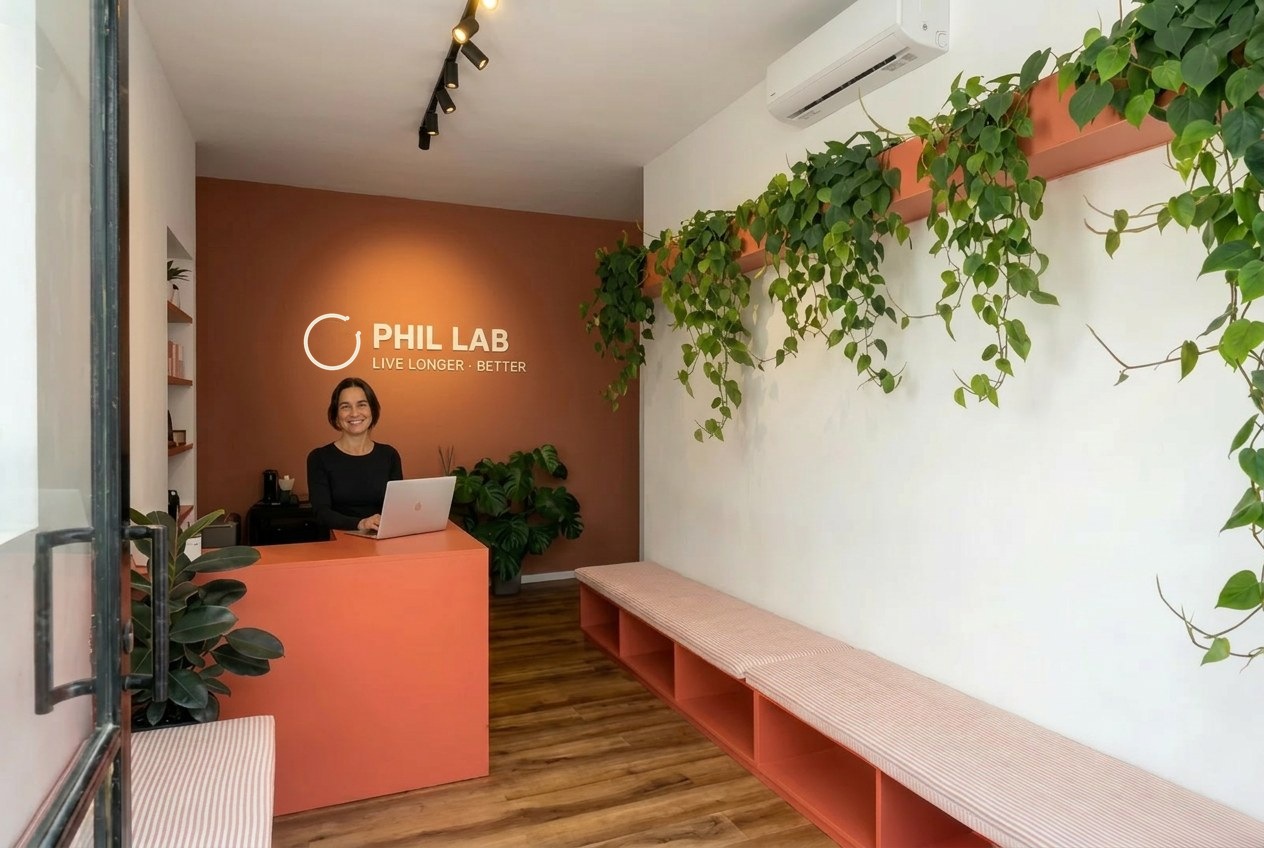 La reception accogliente di Phil Lab